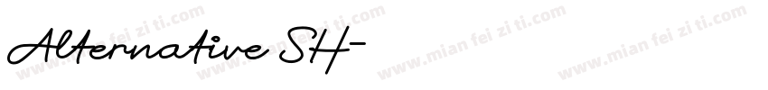 Alternative SH字体转换